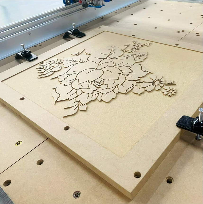 8080 Milling & Laser CNC (1.5KW Milling Spindle + 40W Laser; 80x80cm Build Volume)