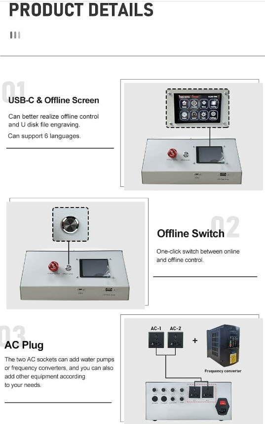 8080 Milling & Laser CNC (1.5KW Milling Spindle + 40W Laser; 80x80cm Build Volume)