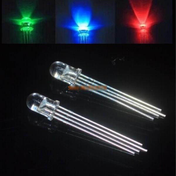 5mm 4 Pin RGB Tri-color LED (Common Anode)