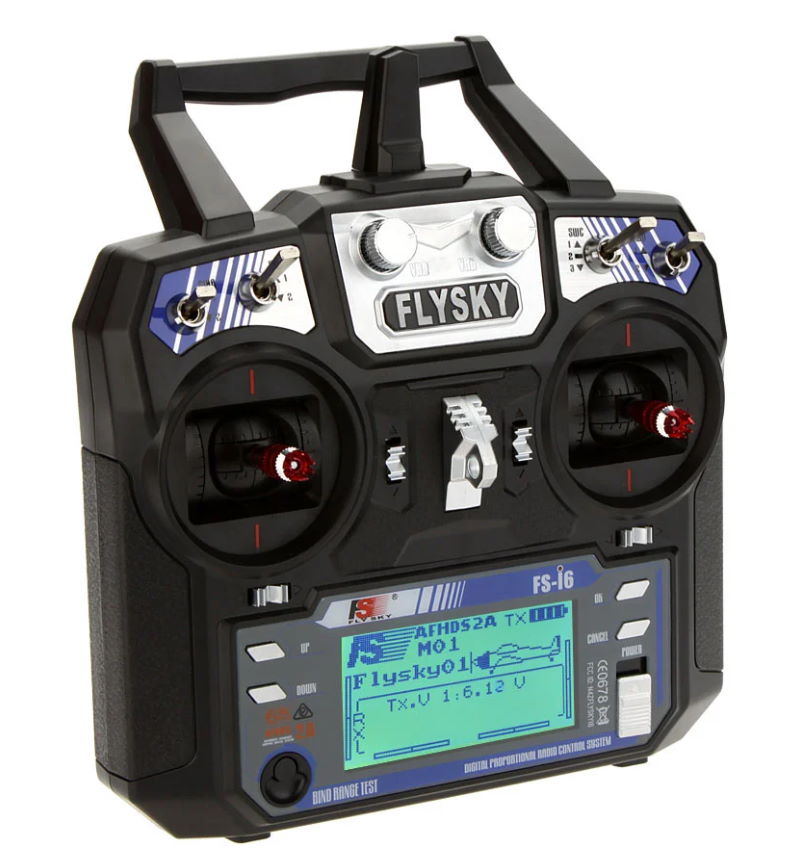 FS-i6X 2.4GHz 6 Channel Radio Transmitter (Drone Remote Control + Receiver)