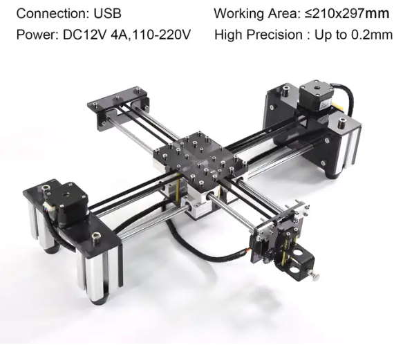 Desktop Drawing & Writing CNC Drawbot Machine (AX4 AxiDraw Pen Plotter)