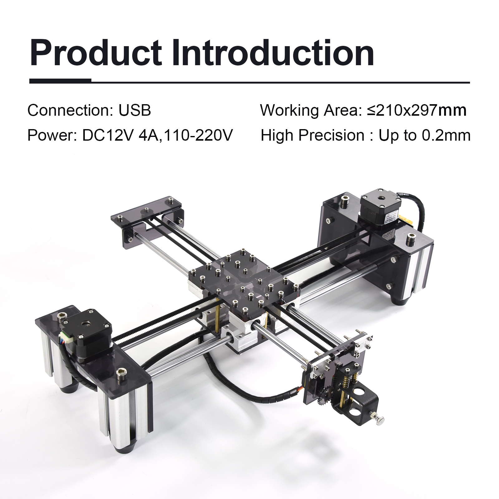 Desktop Drawing & Writing CNC Drawbot Machine (AX4 AxiDraw Pen Plotter)