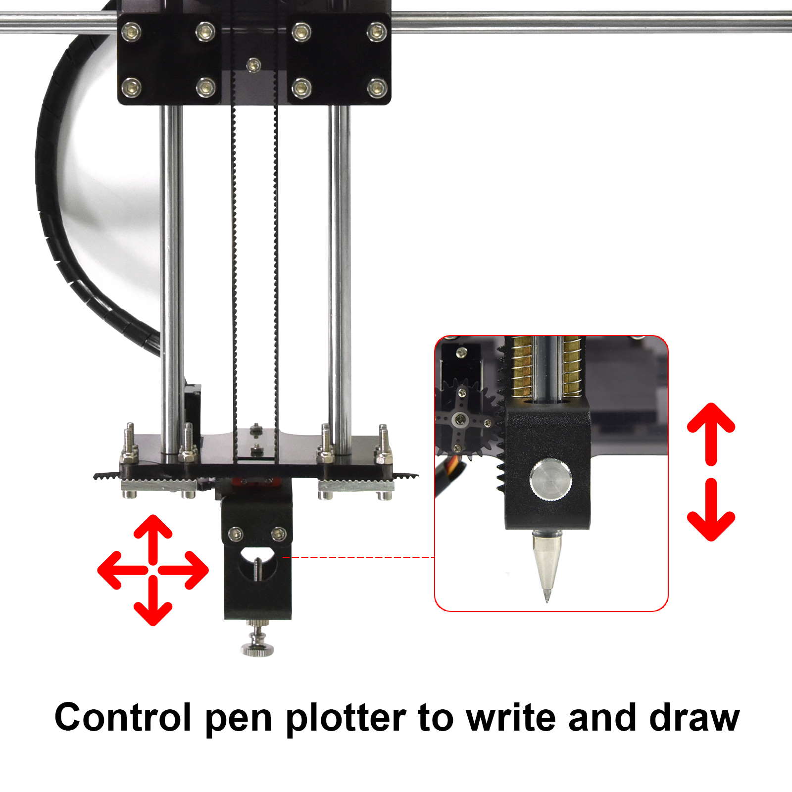 Desktop Drawing & Writing CNC Drawbot Machine (AX4 AxiDraw Pen Plotter)