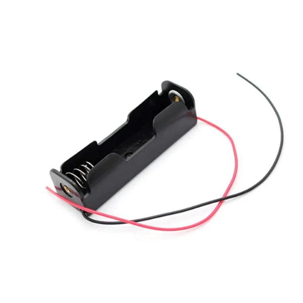 1-Slot 18650 Battery Case With Wire