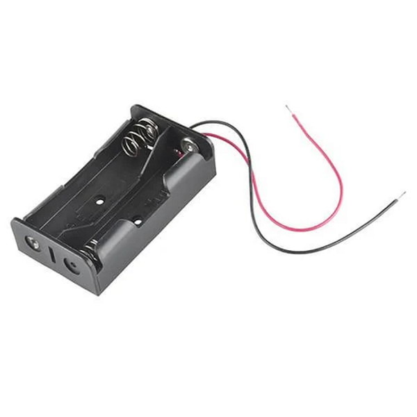 2-Slot 18650 Battery Case With Wire