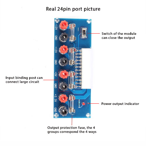 XH-M229 ATX Transfer Power Supply Breakout Board  