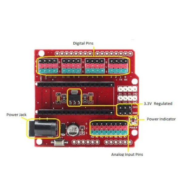 Arduino Nano IO Expansion Board 