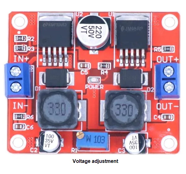 Step-Up Step-Down Buck Boost Converter (3.5V-28V to 1V-25V)