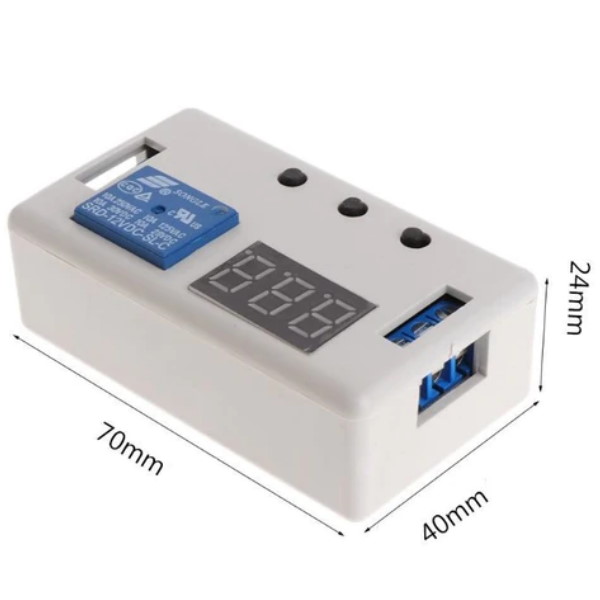 12V Programmable Timer Relay