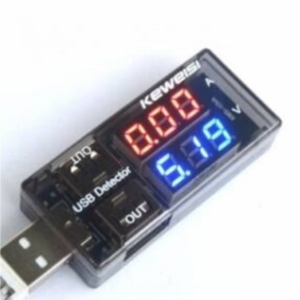 Dual USB Voltage and Current Tester