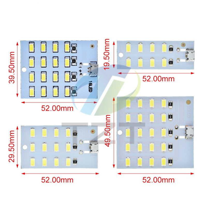 LED Lighting board 5V USB (8-Led)