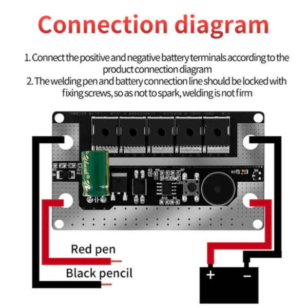 18650 Mini Spot Welder DIY Set (12V)