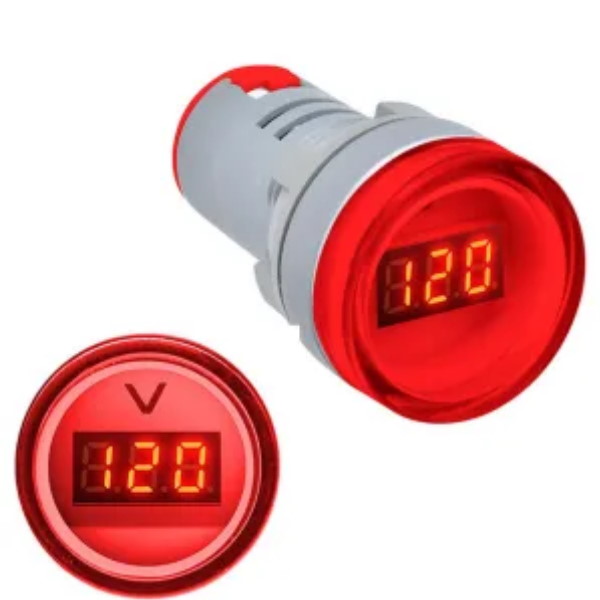 AC Voltmeter Display (22mm, 20-500VAC)