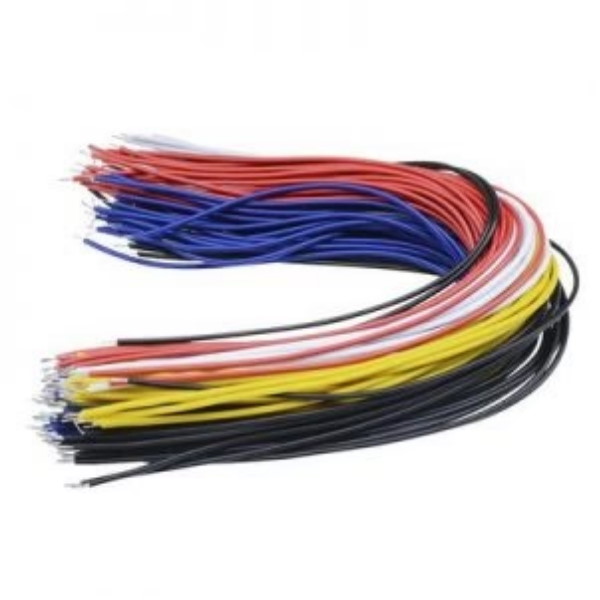 RED Tin-Plated Fly Jumper Wire Cable (RED, 24AWG, 20CM)