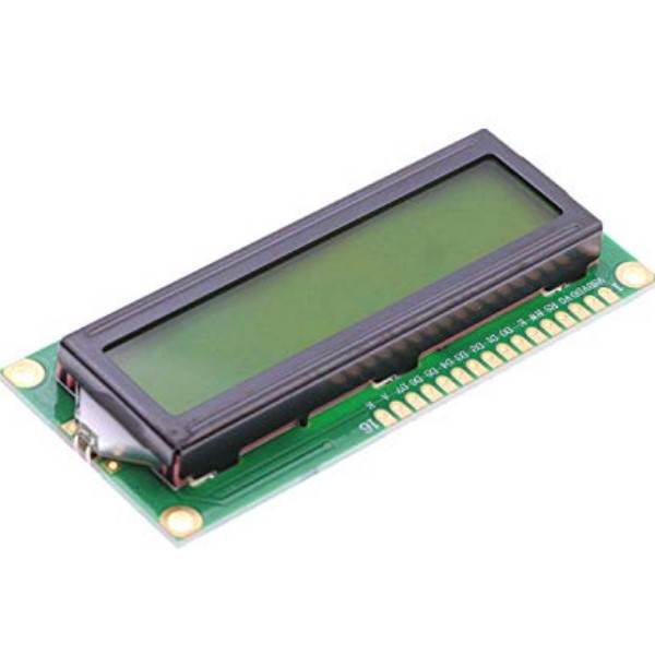 LCD1602 Green Screen LCD (2X16 Characters, WITHOUT IIC/I2C Backplate Adapter)