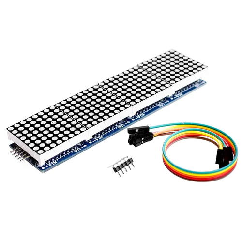 MAX7219 4-in-1 Dot Matrix Display Module (Blue)