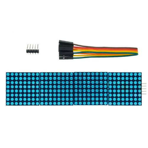 MAX7219 4-in-1 Dot Matrix Display Module (Blue)