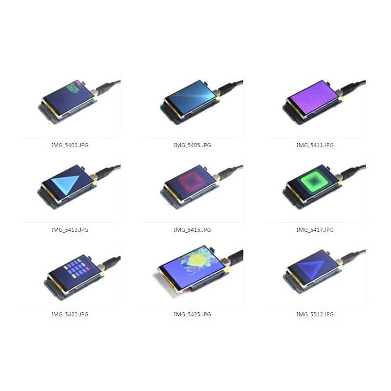 3.5 Inch TFT LCD Color Screen Module (Ultra-HD 320 X 480 with SD Card Reader) 