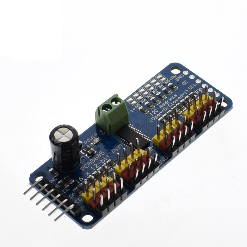 16-Channel 12-bit PWM/Servo Driver - I2C interface - PCA9685 Module