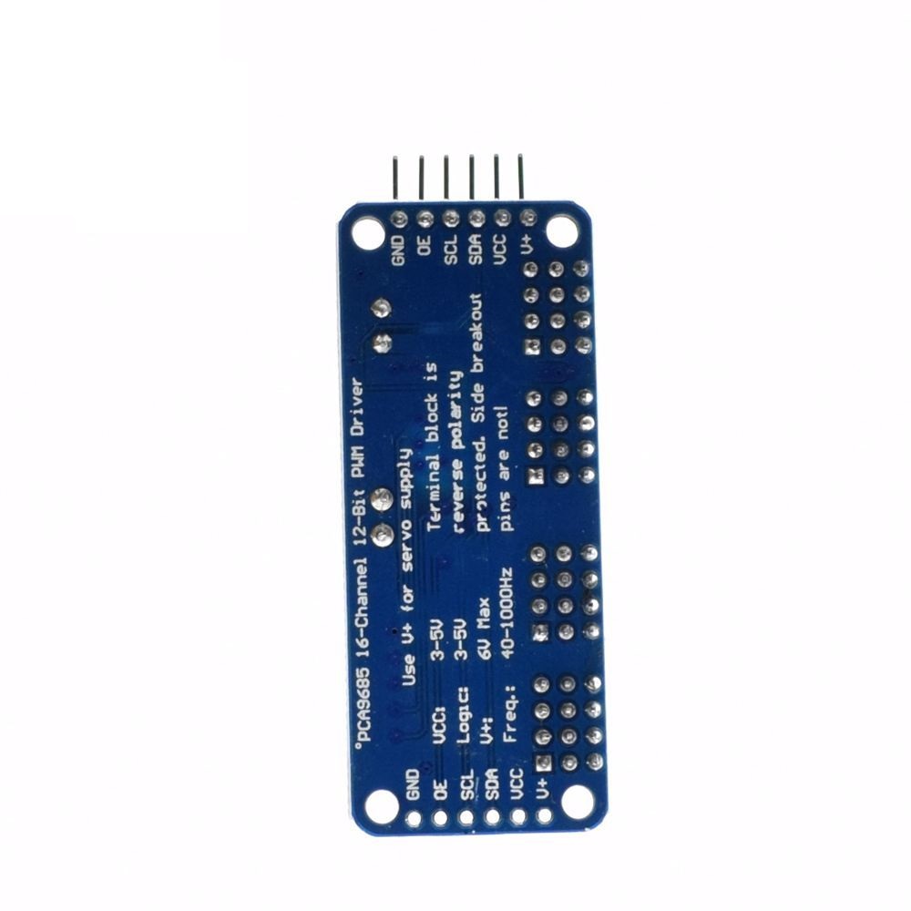 16-Channel 12-bit PWM/Servo Driver - I2C interface - PCA9685 Module