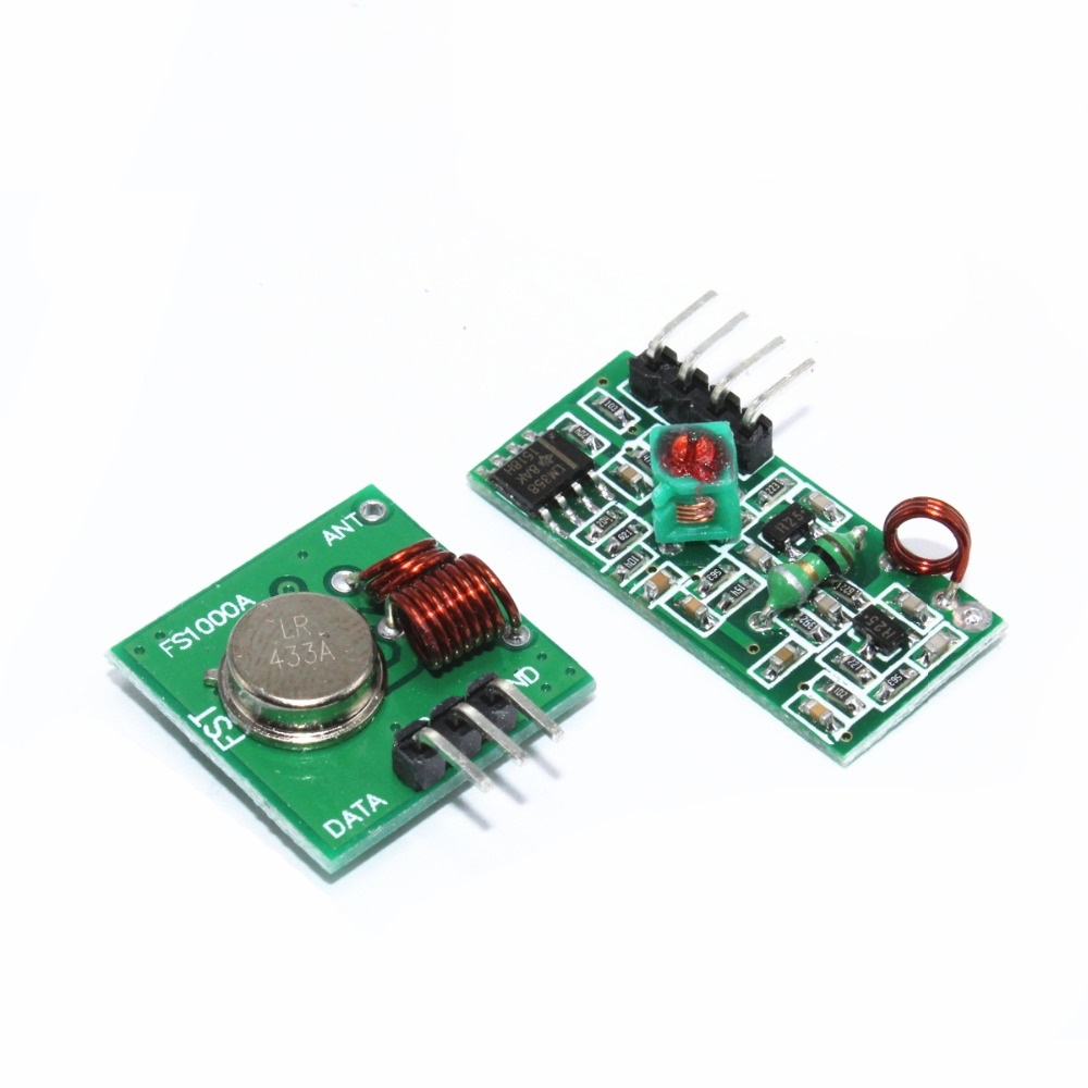 H201 RF Receiver Module + RF Transmitter Module (433MHZ)