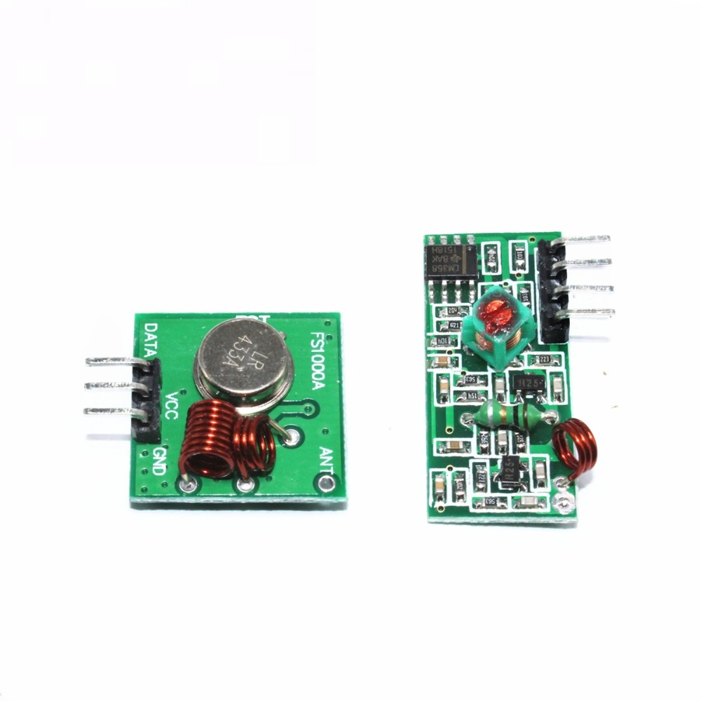 H201 RF Receiver Module + RF Transmitter Module (433MHZ)