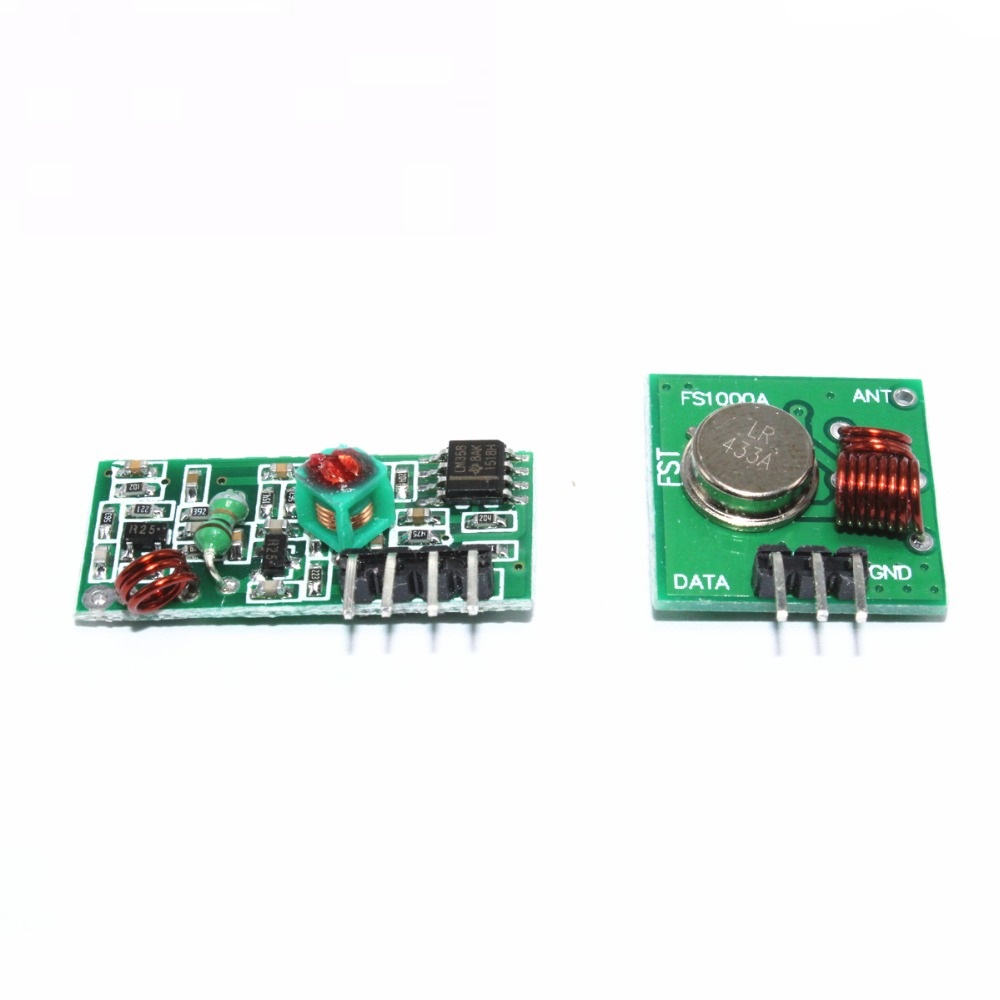 H201 RF Receiver Module + RF Transmitter Module (433MHZ)