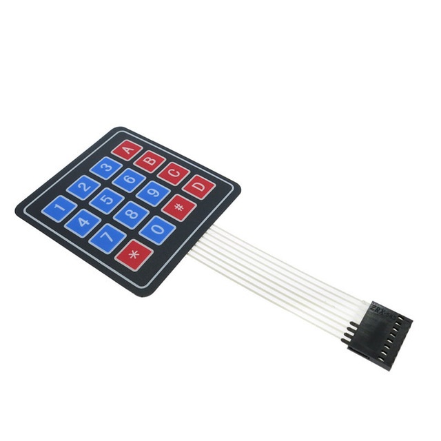 4x4 Matrix (16 Key) Membrane Keypad