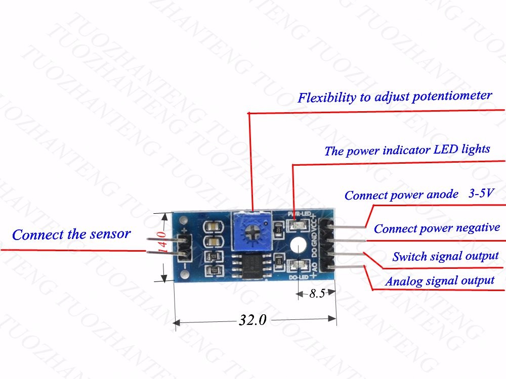 Snow & Rain Detection Sensor Module