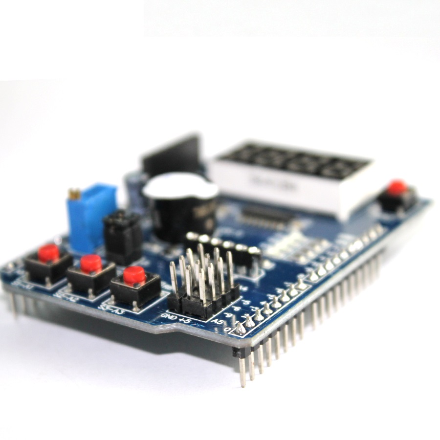 Multi-functional Arduino Learning Shield 