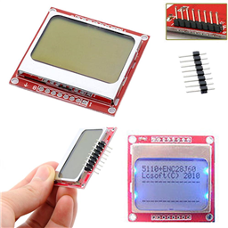 Nokia 5110 LCD Display Module (84x84 Resolution, 4-Lines of Characters)