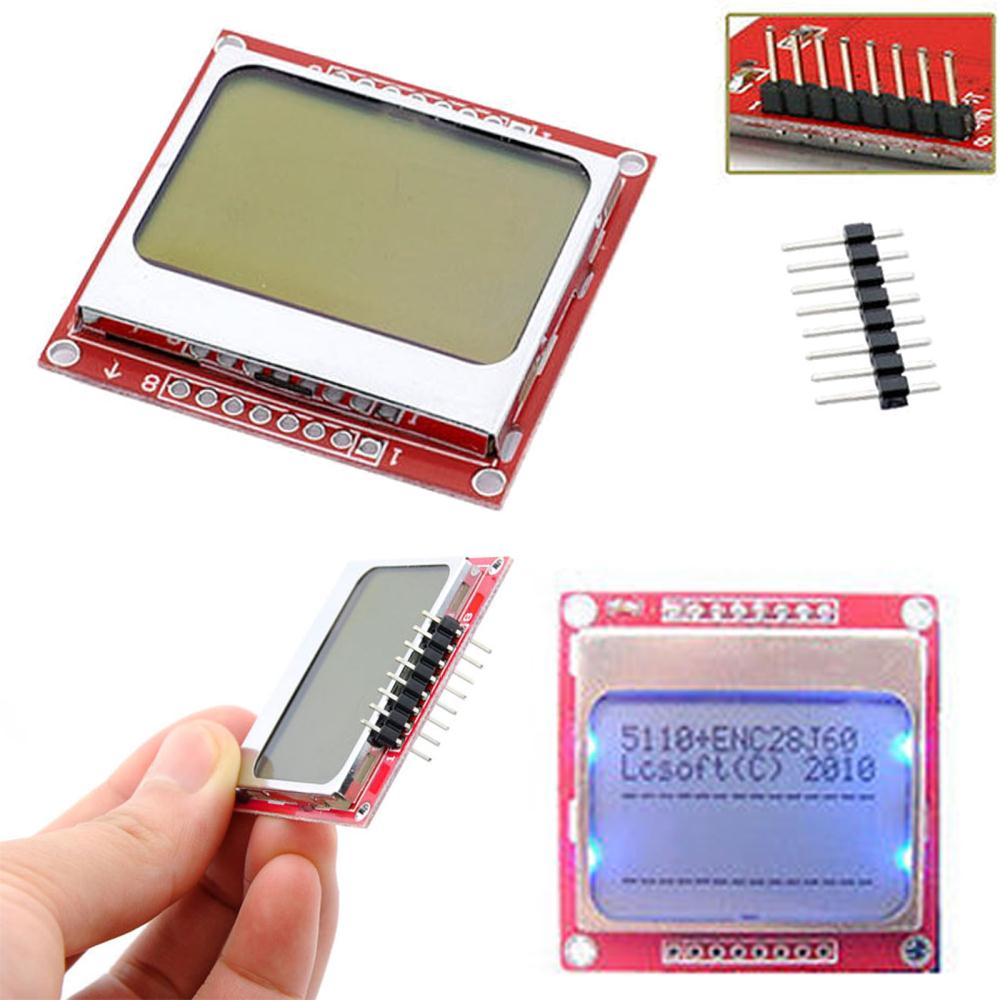 Nokia 5110 LCD Display Module (84x84 Resolution, 4-Lines of Characters)