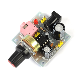 MINI LM386 Audio Amplifier Board (3V-12V Power Amplifier, DIY Kit)