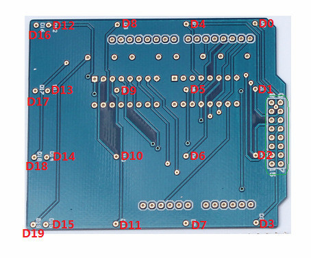 4X4X4 Blue LED 3D Matrix Light Cube DIY Arduino Shield Kit