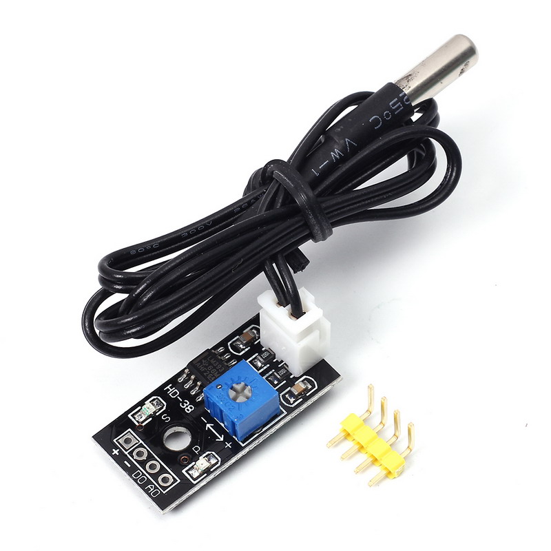 DC Temperature Sensor Module (3.3V-12V NTC-10K +/-10% Thermistor)