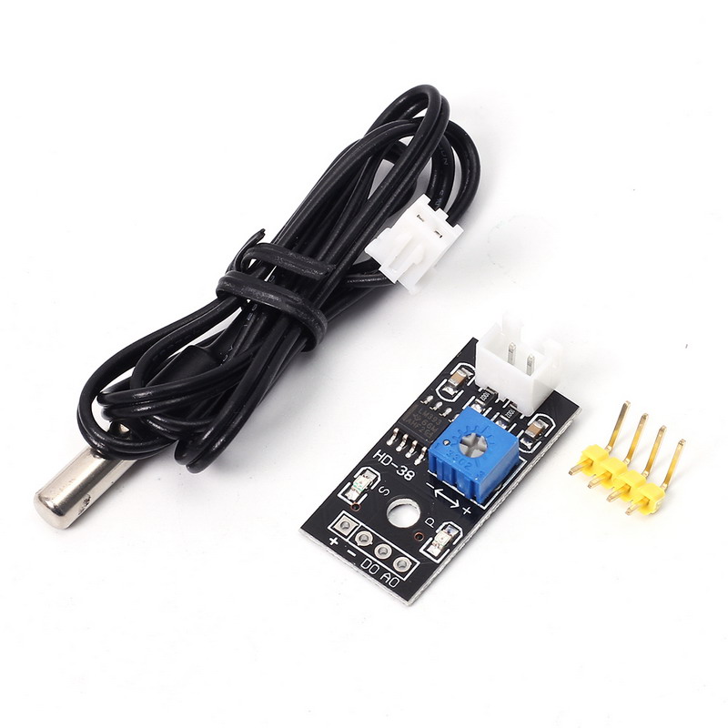 DC Temperature Sensor Module (3.3V-12V NTC-10K +/-10% Thermistor)