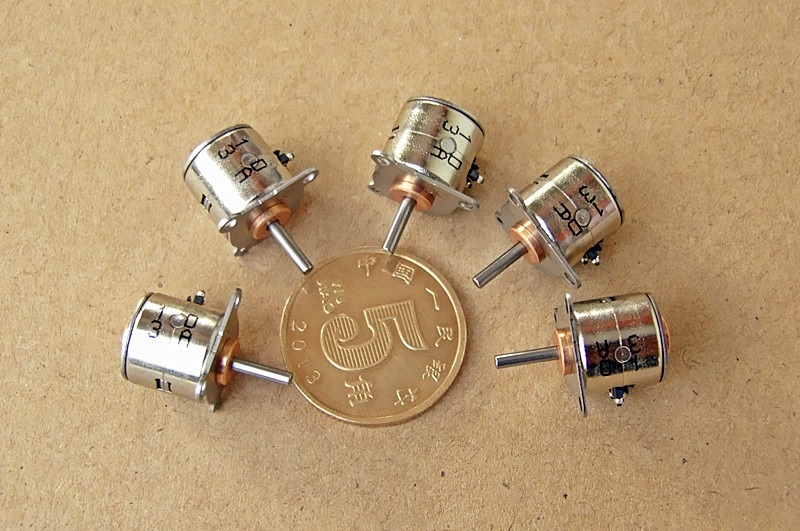 2-Phase 4-Wire Micro Stepper Motor (10mm, JSDJ2P4W10M)