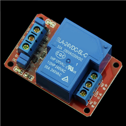 24V 30A 1-Channel Relay Module with Optocoupler H/L Level Triger