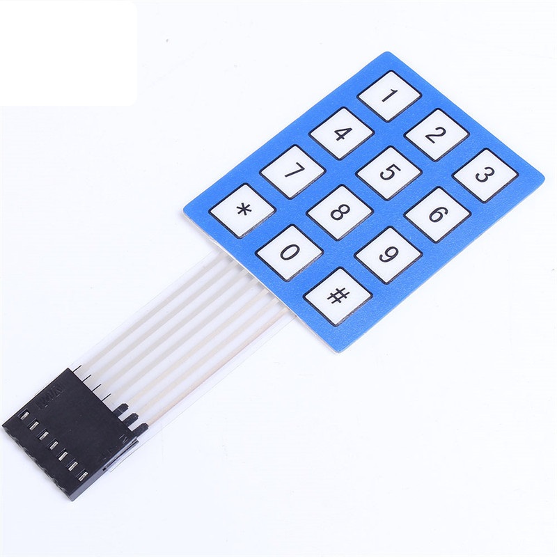 3x4 Membrane Matrix Array Numeric Keypad