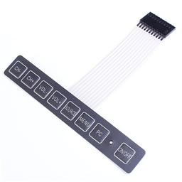 1x8 Membrane Matrix Array PC/TV Keypad