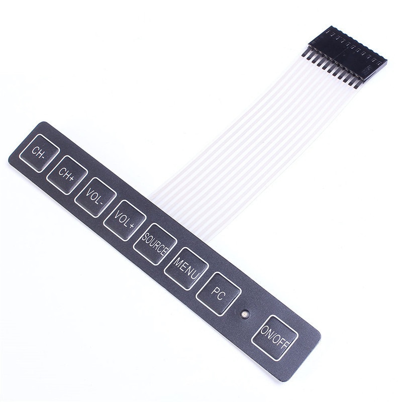 1x8 Membrane Matrix Array PC/TV Keypad