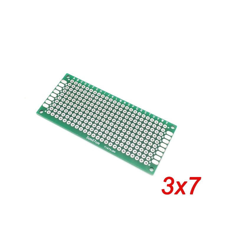 Double Sided Prototype PCB Universal Printed Circuit Board 3x7cm