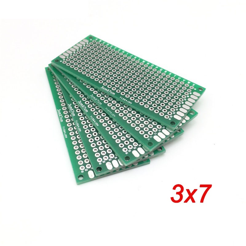 Double Sided Prototype PCB Universal Printed Circuit Board 3x7cm