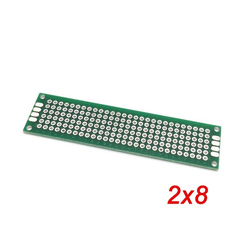 Double Sided Prototype PCB Universal Printed Circuit Board 2x8cm