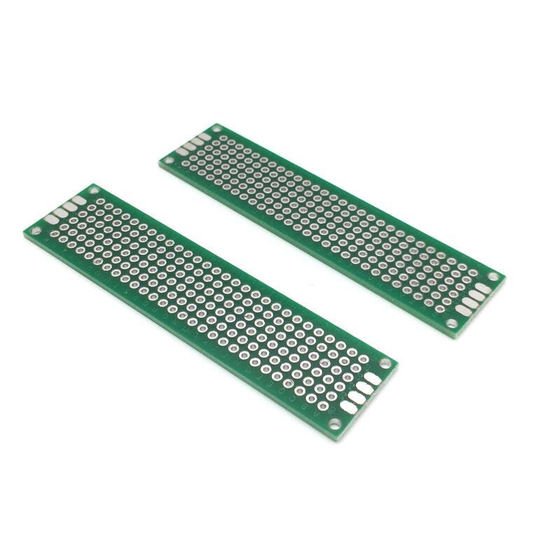 Double Sided Prototype PCB Universal Printed Circuit Board 2x8cm