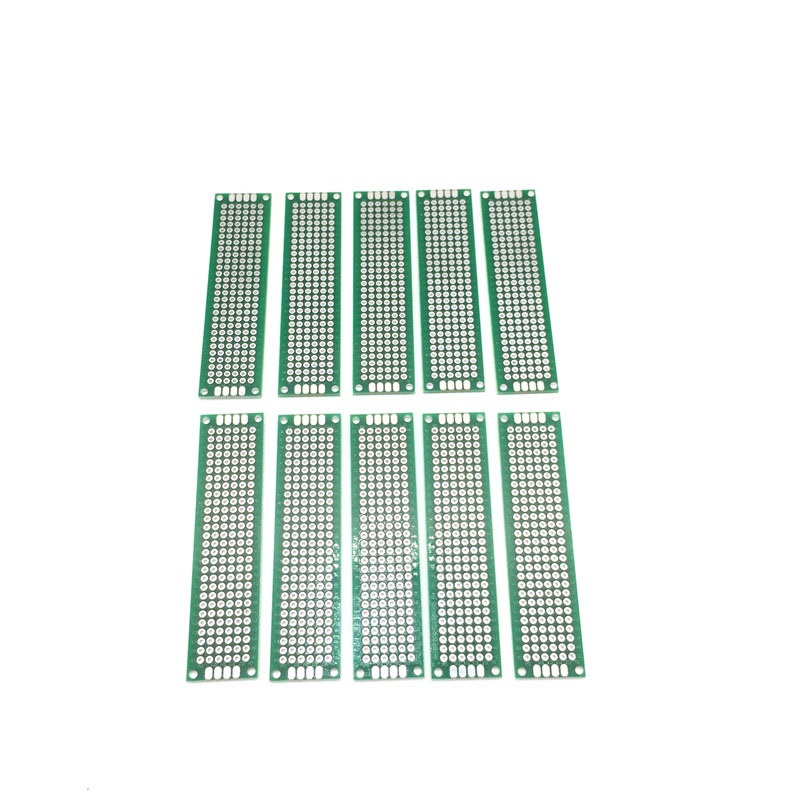 Double Sided Prototype PCB Universal Printed Circuit Board 2x8cm