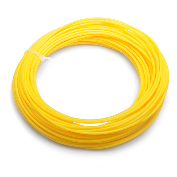 3D Printer PLA Filament 22Meter 1.75mm YELLOW (Unkown Brand)