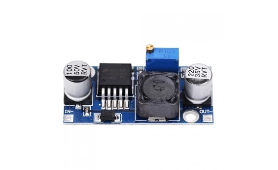 LM2596 Voltage Regulator Module (Buck Adjustable Step Down, Vin 3.5V - 40V, Vout 1.5V - 35V)