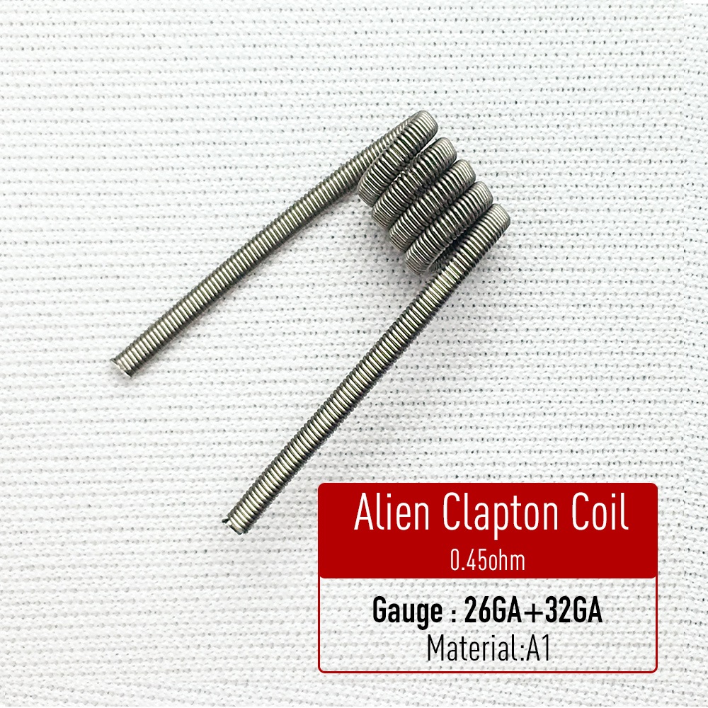 Alien Clapton Coil Heating Wire (Premade Coil)