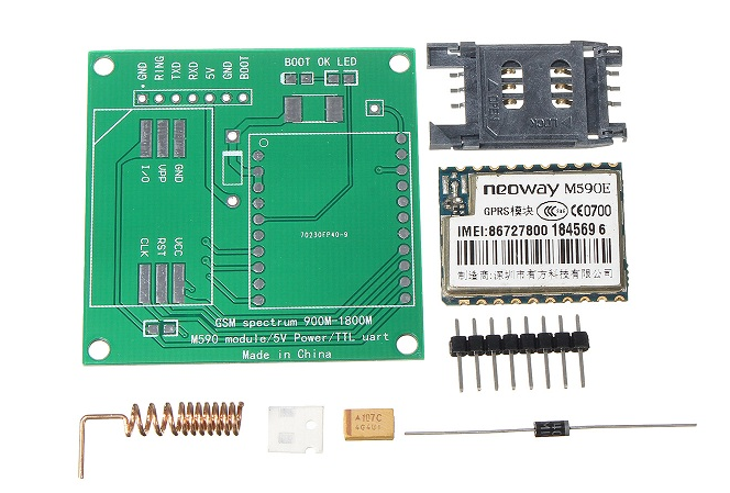 GSM/GPRS 900/1800 MHz Short Message Service SMS Module DIY KIT M590E